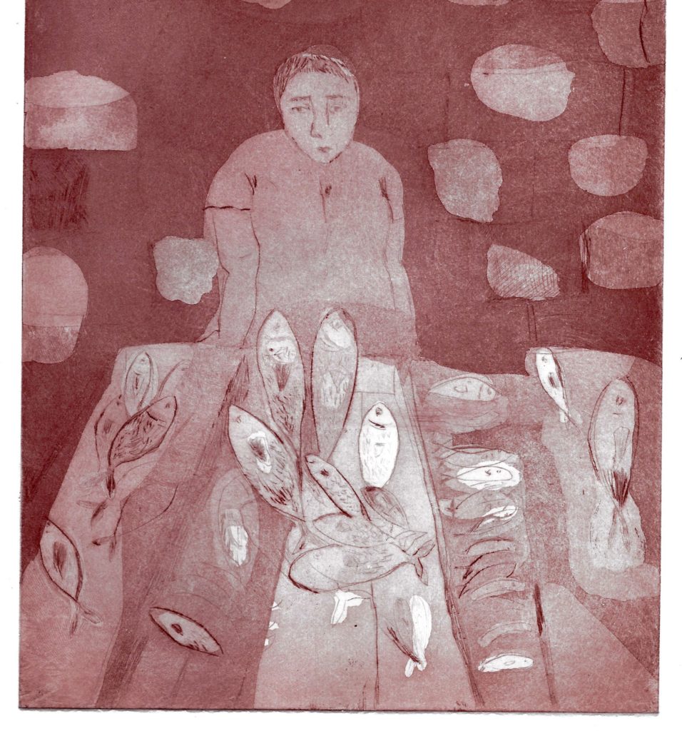 Peškarija, etching and aquatint